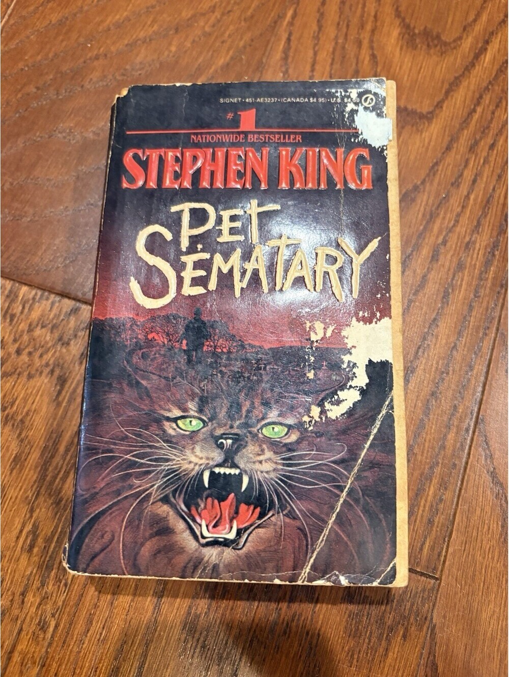 Pet Sematary Stephen King 1984 Vintage Horror Paperback